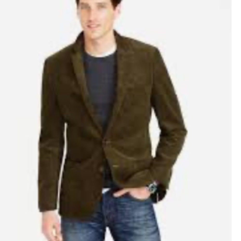 NWOT Dries Van Noten corduroy blazer brown 50 us40